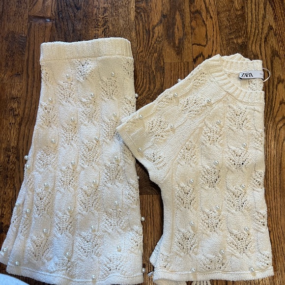 Zara pearl cream set only worn once! - Picture 2 of 2